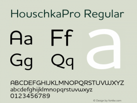HouschkaPro Regular 001.000;com.myfonts.easy.g-type.houschka-pro.medium.wfkit2.version.3FAo Font Sample