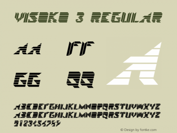 Visoko 3 Regular Version 1.001;com.myfonts.mostardesign.visoko.italic.wfkit2.3iDR Font Sample