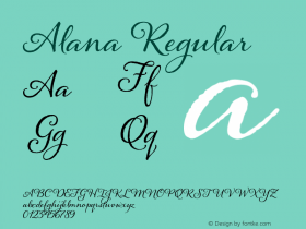 Alana Regular Version 1.000;com.myfonts.easy.laura-worthington.alana.regular.wfkit2.version.3zcA Font Sample