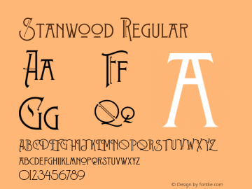 Stanwood Regular Version 1.000图片样张