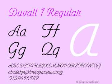 Duvall 1 Regular com.myfonts.easy.john-moore.duvall.1.wfkit2.version.47ZW图片样张