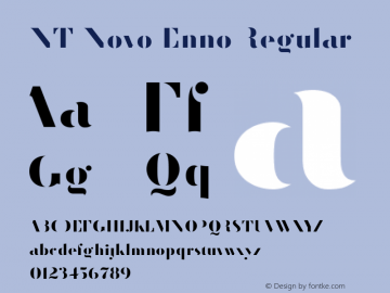 NT Novo Enno Regular Version 1 2012;com.myfonts.easy.novotypo.nt-novo.enno.wfkit2.version.3S64图片样张