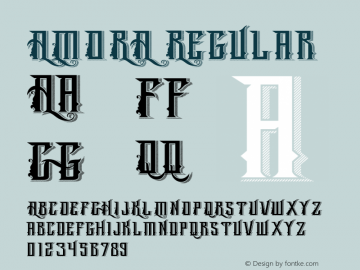 AMORA Regular Version 1.00 November 14, 2014, initial release Font Sample