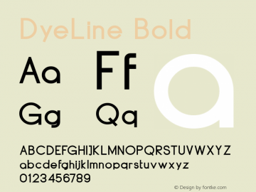 DyeLine Bold 1.000;com.myfonts.easy.northernblock.dye-line.bold.wfkit2.version.3oC1 Font Sample