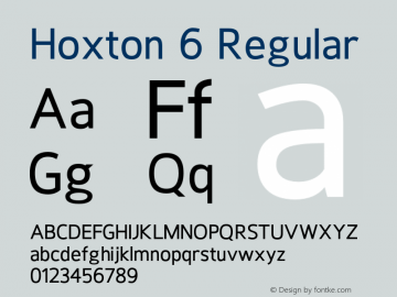 Hoxton 6 Regular 1.000;com.myfonts.easy.northernblock.hoxton.medium.wfkit2.version.3Bgk图片样张