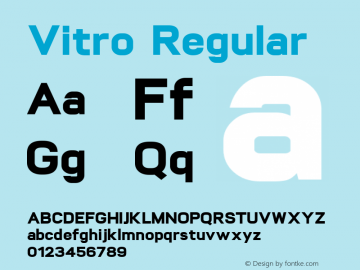 Vitro Regular 001.001;com.myfonts.northernblock.vitro.heavy.wfkit2.3Br6 Font Sample