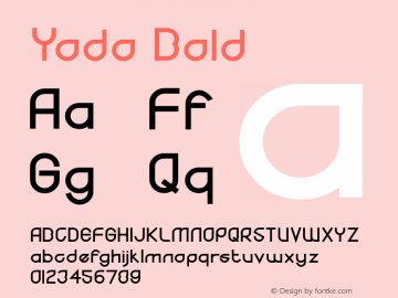 Yodo Bold 1.000;com.myfonts.northernblock.yodo.bold.wfkit2.3raM图片样张