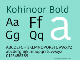 Kohinoor Bold 1.000;com.myfonts.easy.indian-type-foundry.kohinoor-latin.book.wfkit2.version.3Smn图片样张