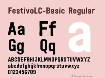 FestivoLC-Basic Regular Version 001.001;com.myfonts.easy.ahmet-altun.Festivo-lc.basic.wfkit2.version.47Ud Font Sample