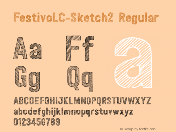 FestivoLC-Sketch2 Regular Version 001.001;com.myfonts.easy.ahmet-altun.Festivo-lc.sketch-2.wfkit2.version.47U3图片样张