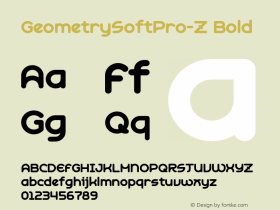 GeometrySoftPro-Z Bold Version 1.000;com.myfonts.easy.cheapprofonts.geometry-soft-pro.bold-z.wfkit2.version.3jRQ Font Sample