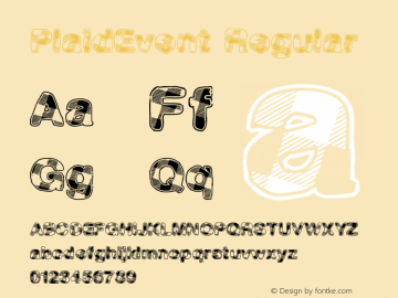 PlaidEvent Regular Version 1.00 November 30, 2014, initial release图片样张