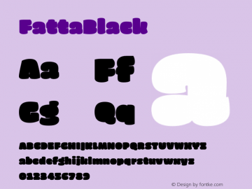 FattaBlack ☞ 1.000;com.myfonts.easy.los-andes.fatta.regular.wfkit2.version.3CUq图片样张