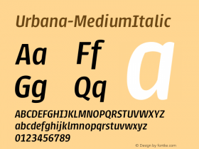 Urbana-MediumItalic ☞ 002.000;com.myfonts.cepuertas.urbana.medium-italic.wfkit2.3n7Z图片样张