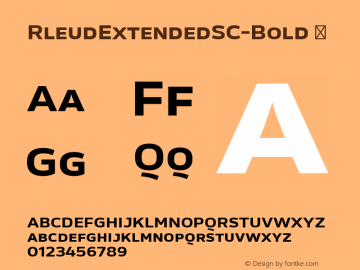 RleudExtendedSC-Bold ☞ 2014 Version 1.01;com.myfonts.stawix.rleud.extended-sc-bold.wfkit2.47gS图片样张