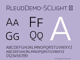 RleudDemo-SCLight ☞ 2014 Version 1.01;com.myfonts.easy.stawix.rleud.demo-sc-light.wfkit2.version.47js Font Sample