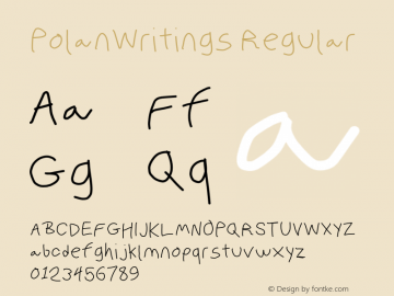 PolanWritings Regular Version 1.01图片样张