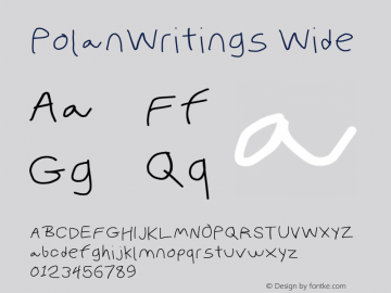 PolanWritings Wide Version 1.02图片样张