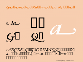 GaramondRR-Swashes Regular Version 1.000;com.myfonts.redrooster.garamond-ludlow-rr.garamond-rr-bold-italic-swashes.wfkit2.4aSx Font Sample