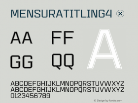 MensuraTitling4 ☞ 001.001;com.myfonts.easy.graviton.mensura-titling.4.wfkit2.version.45RK Font Sample