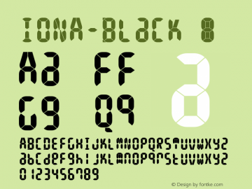 IONA-Black ☞ 1.000;com.myfonts.urtd.ion-a.black.wfkit2.3uy9 Font Sample