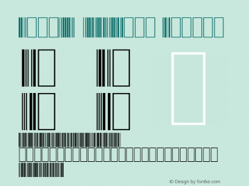 Code-39-25-Demo Normal 1.0 Mon Jul 03 11:10:49 1995 Font Sample