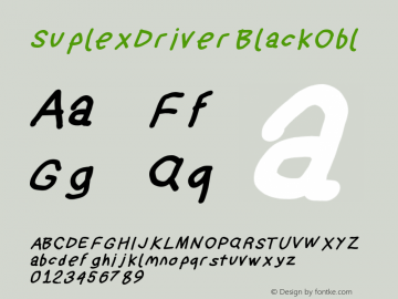 SuplexDriver BlackObl Version BOOM图片样张