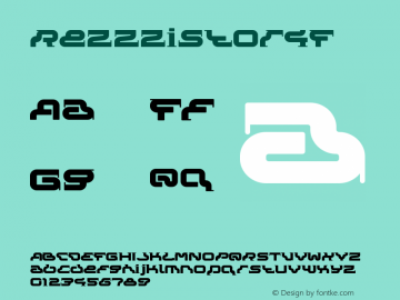 Rezzzistor4F ☞ 1.5;com.myfonts.easy.4thfebruary.rezzzistor-4f.regular.wfkit2.version.3fMB图片样张