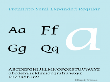 Frennato Semi Expanded Regular Version 1.000图片样张