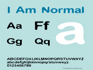 I Am Normal 1.0 Thu Jan 15 17:23:21 1998图片样张