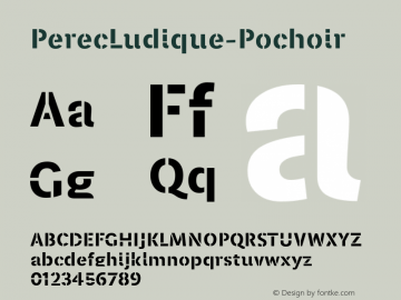 PerecLudique-Pochoir ☞ Version 1.000;com.myfonts.easy.pampatype.perec.ludique-pochoir.wfkit2.version.4f6R图片样张