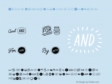 RiseandShineExtras-Regular ☞ Version 1.000;com.myfonts.indie-type.rise-and-shine.extra.wfkit2.4cu4 Font Sample