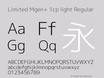 Limited Mgen+ 1cp light Regular Version 1.059.20150116图片样张