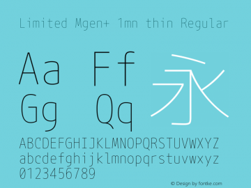 Limited Mgen+ 1mn thin Regular Version 1.059.20150116图片样张