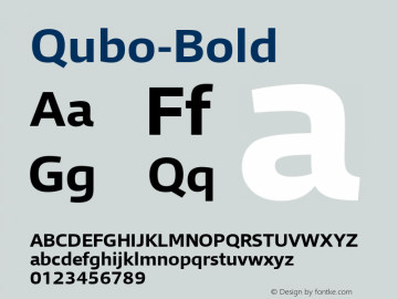 Qubo-Bold ☞ Version 1.000;com.myfonts.easy.hoftype.qubo.bold.wfkit2.version.41bm图片样张