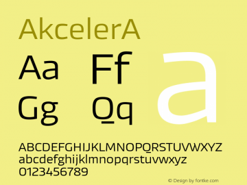 AkcelerA ☞ 001.000;com.myfonts.easy.adtypo.akceler.a.wfkit2.version.42vT Font Sample