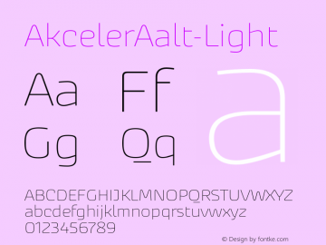 AkcelerAalt-Light ☞ 001.000;com.myfonts.easy.adtypo.akceler.aalt-light.wfkit2.version.42vM Font Sample