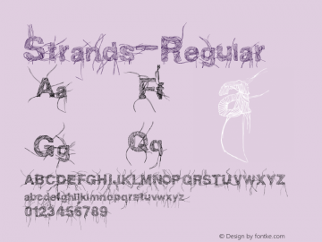 Strands-Regular ☞ Version 1.00 2010;com.myfonts.easy.jen-deangelis.strands.strands-regular.wfkit2.version.3uJB Font Sample