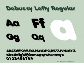 Debussy Lefty Regular Unknown图片样张
