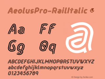 AeolusPro-RailItalic ☞ Version 1.000;com.myfonts.easy.dbsv-moulding-ideas.aeolus-pro.rail-italic.wfkit2.version.4bWq图片样张