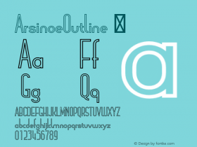 ArsinoeOutline ☞ Version 1.001;com.myfonts.easy.pburgiel.arsinoe.outline.wfkit2.version.3G1y图片样张