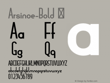 Arsinoe-Bold ☞ Version 1.001;com.myfonts.easy.pburgiel.arsinoe.bold.wfkit2.version.3G1Q图片样张