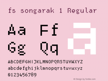 fs songarak 1 Regular Version 1.0图片样张