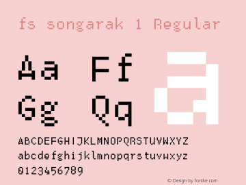 fs songarak 1 Regular Version 1.0图片样张