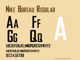 Nike bureau regular font free download 2025