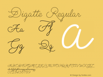 Digatte Regular Version 1.000;com.myfonts.easy.eurotypo.digatte.regular.wfkit2.version.4mHx图片样张