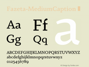 Fazeta-MediumCaption ☞ 001.000;com.myfonts.easy.adtypo.fazeta.caption-medium.wfkit2.version.4kYj图片样张