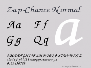 Zap-Chance Normal 1.000图片样张