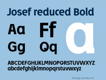 Josef reduced Bold Version 4.003图片样张
