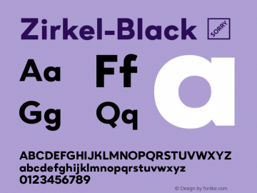Zirkel-Black ☞ Version 1.000;PS 001.000;hotconv 1.0.70;makeotf.lib2.5.58329 DEVELOPMENT;com.myfonts.easy.ondrej-kahanek.zirkel.black.wfkit2.version.4cux Font Sample